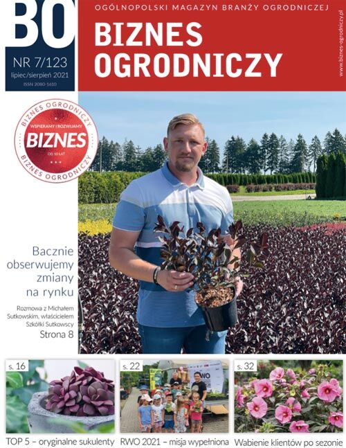 Biznes Ogrodniczy - lipiec-sierpień 2021