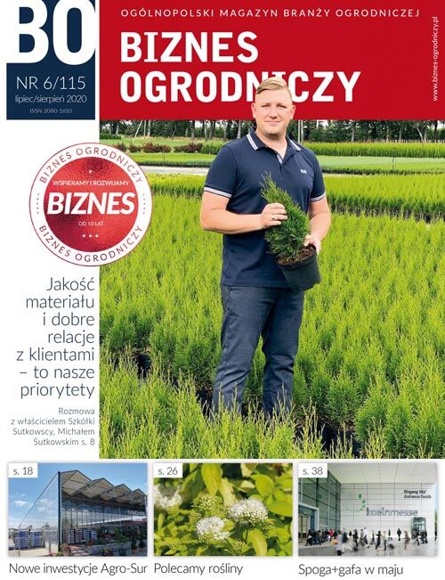 Biznes Ogrodniczy - lipiec-sierpień 2020