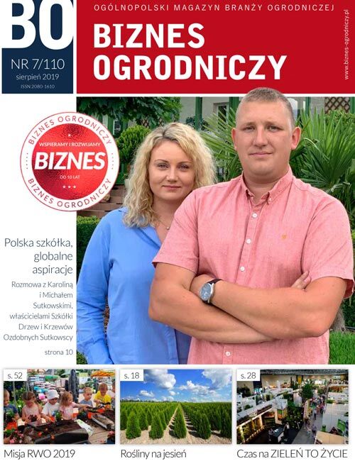 Biznes Ogrodniczy - sierpień 2019
