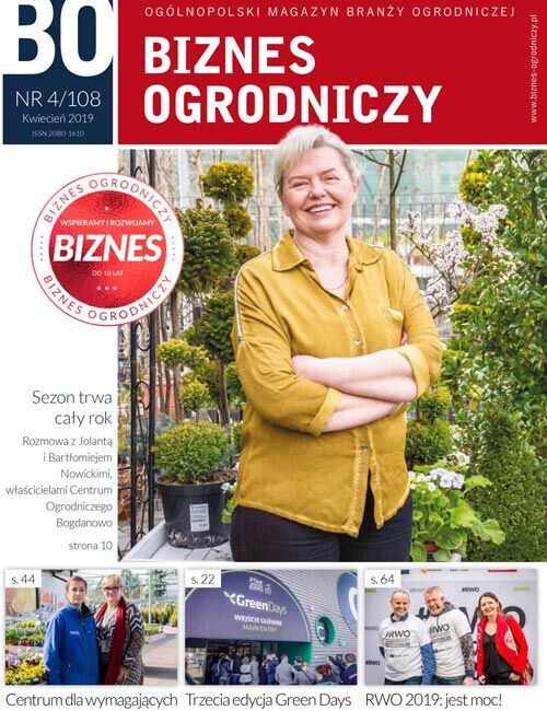 Biznes ogrodniczy - kwiecień 2019